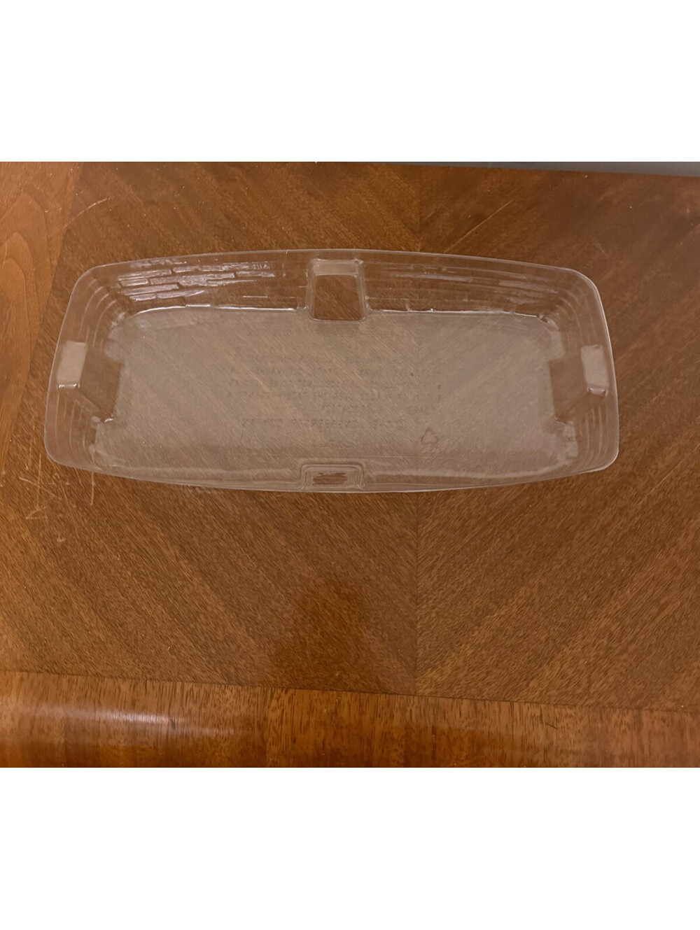 Longaberger Basket Clear Plastic Protector #44741 - 13.25"L x 6"W x 2.25"H